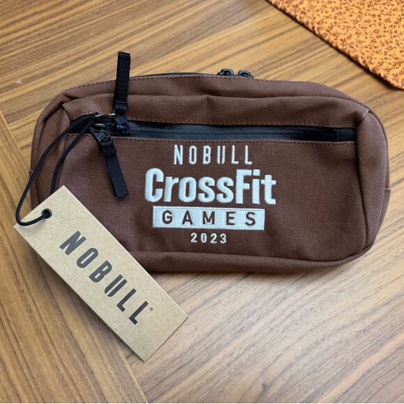 NWT Nobull CrossFit Games 2023 Brown Canvas Belt Bag Fanny Pack - Picture 1 of 11